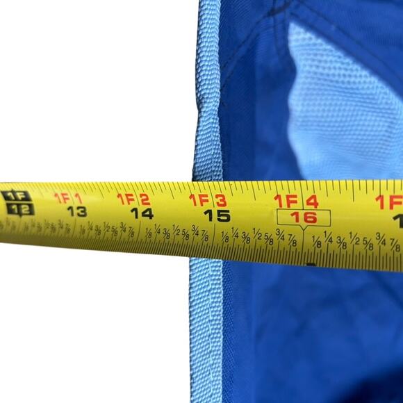 Adventuridge Lightweight Small Portable Blue Camp Chair and Bag 3.2lbs - Picture 9 of 13